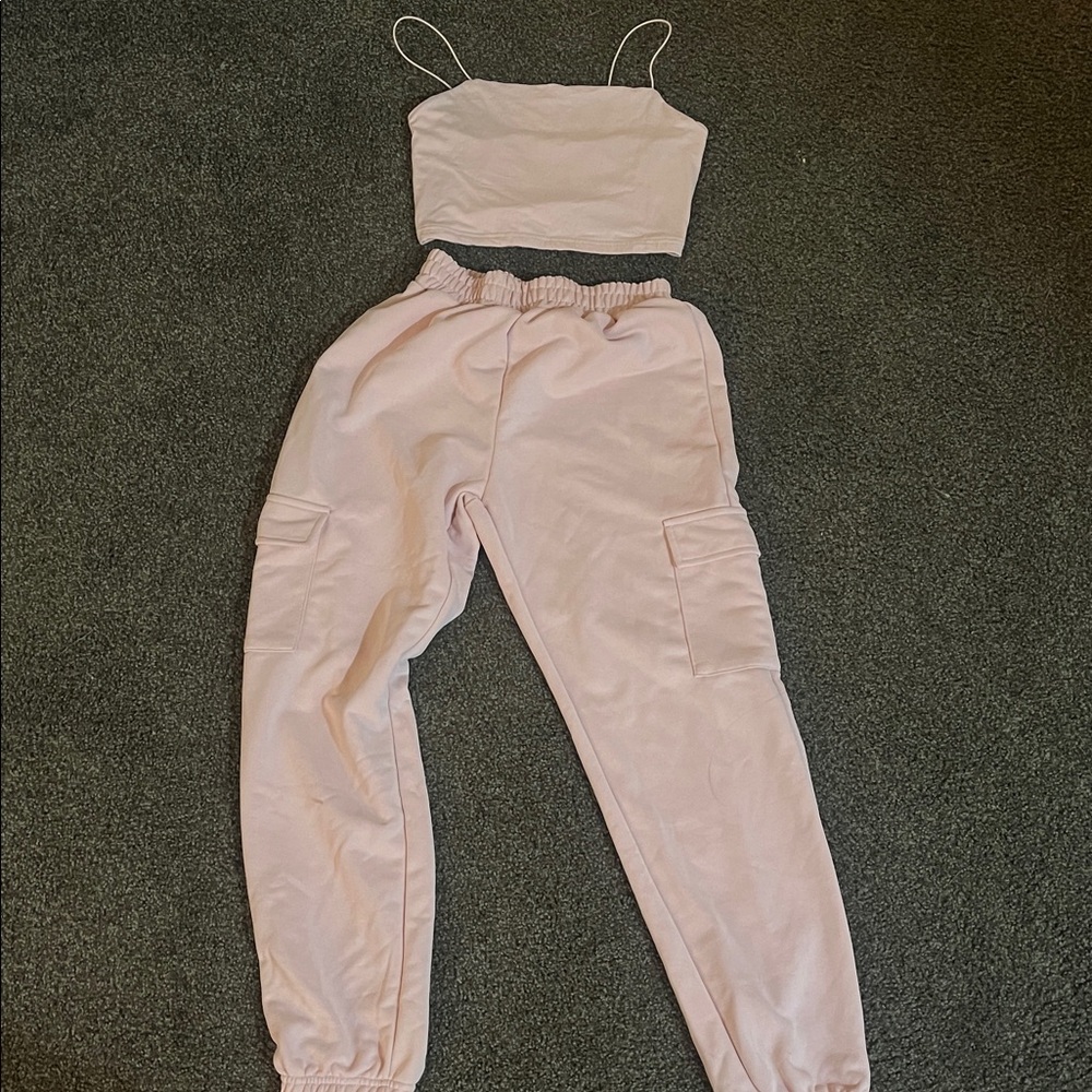 Pink Two-Piece Lounge Set final price